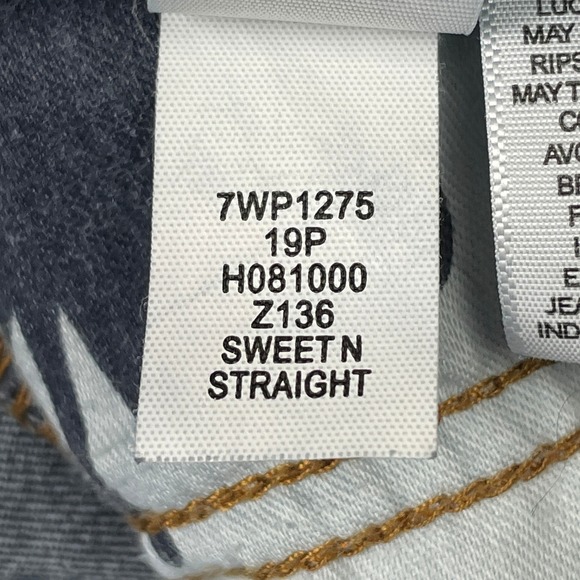 Lucky Brand Jeans Womens 14/32 Blue Sweet N Straight 7WP1275 Dark Wash Denim - Picture 9 of 10